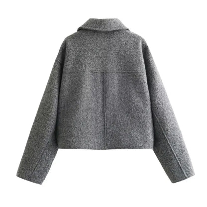 Stijlvol en Trendy: Cropped Jacket voor Herfst en Winter